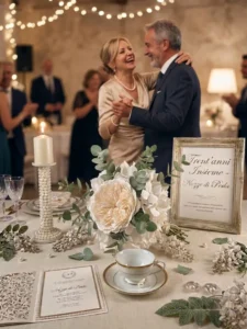 Bouquet di ortensie di carta bianche e rose inglesi per le nozze di perla - 30 anni matrimonio